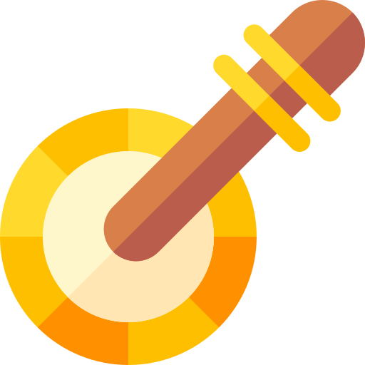 Banjo Basic Rounded Flat icon