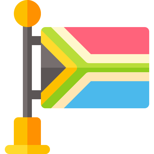 South africa Basic Rounded Flat icon