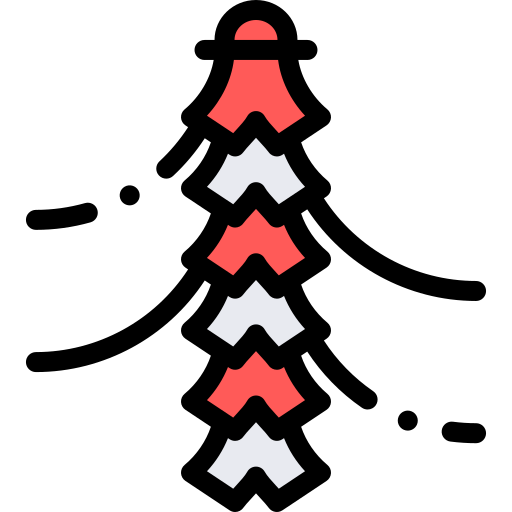 Levantamiento del mástil Detailed Rounded Lineal color icono
