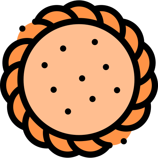 Tarta de huevo Detailed Rounded Lineal color icono