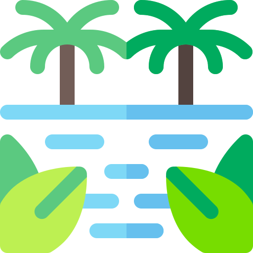 Jungle Basic Rounded Flat icon