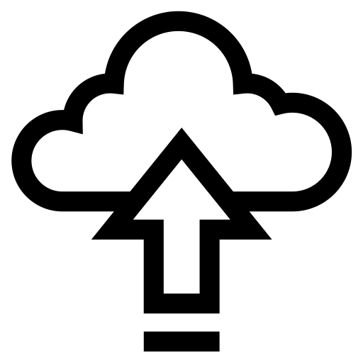 chmura obliczeniowa Basic Straight Lineal ikona