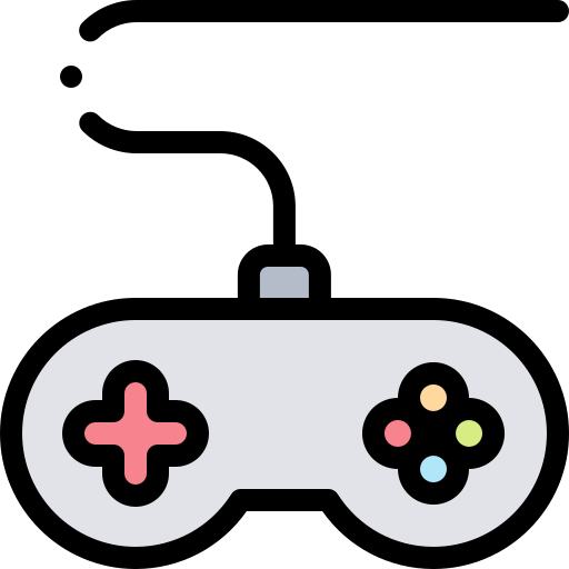 Game Detailed Rounded Lineal color icon