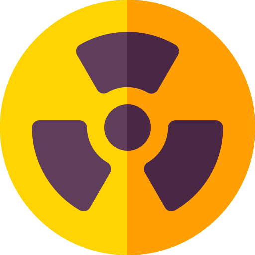radioaktywny Basic Rounded Flat ikona
