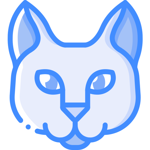 고양이 Basic Miscellany Blue icon