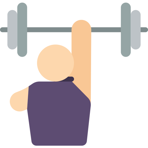 Weight lifting Basic Miscellany Flat icon