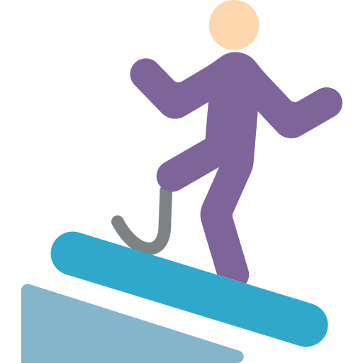 Snowboarding Basic Miscellany Flat icon