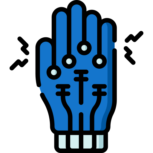 Wired glove Special Lineal color icon