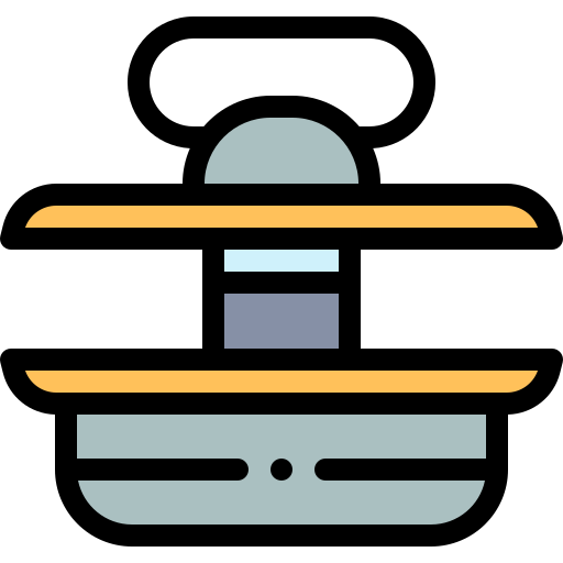 Iron Detailed Rounded Lineal color icon