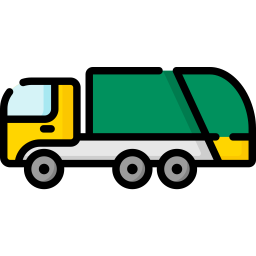 Camión de la basura Special Lineal color icono