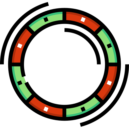 hula-hop Detailed Straight Lineal color ikona