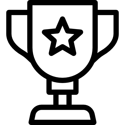 Trophy Detailed Rounded Lineal icon