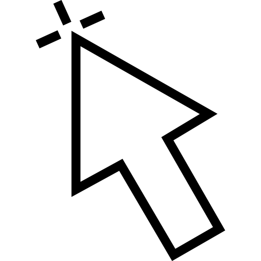 カーソル Detailed Straight Lineal icon