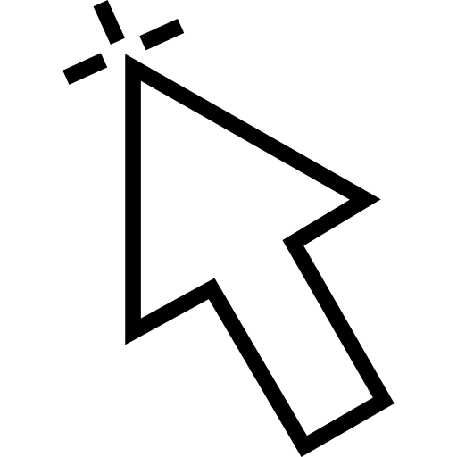 cursor Detailed Straight Lineal icono
