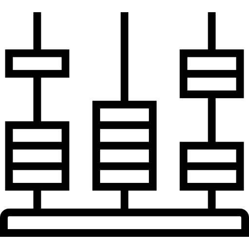 abakus Detailed Straight Lineal icon