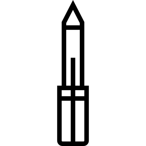 długopis Detailed Straight Lineal ikona