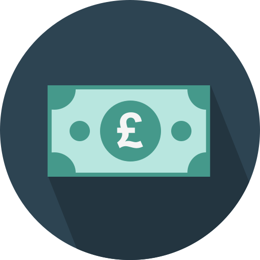 Pound Pixel Perfect Flat icon