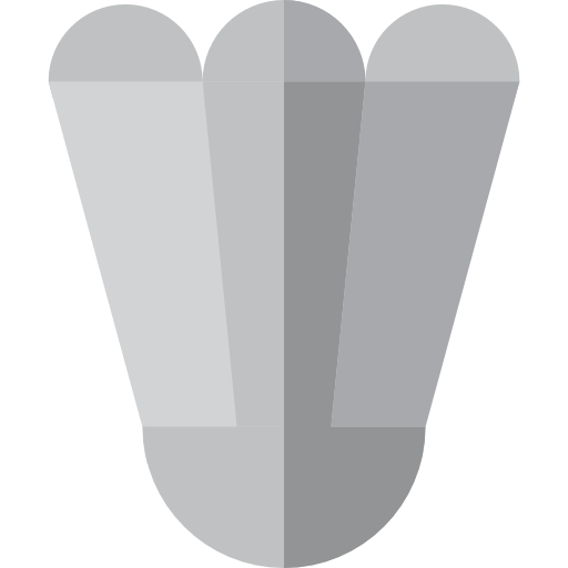 Shuttlecock Basic Rounded Flat icon