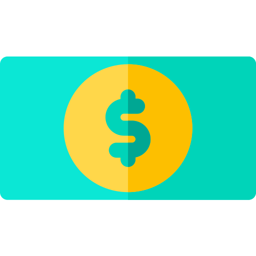 geld Basic Rounded Flat icoon