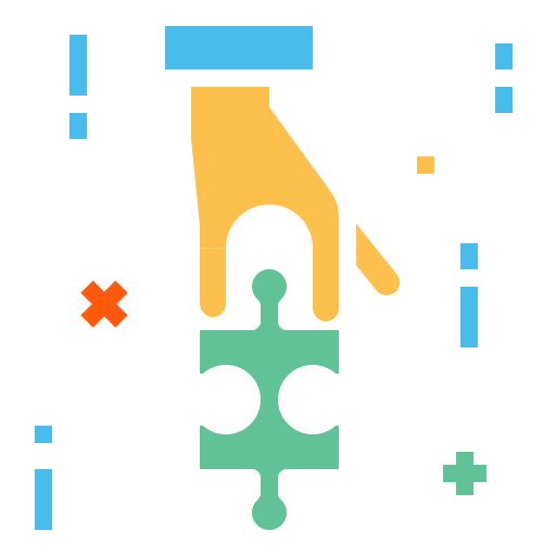 puzzle PMICON Flat icon