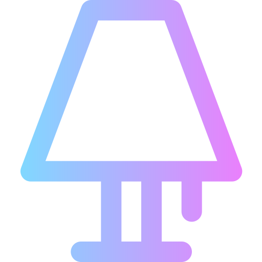 Table lamp Super Basic Rounded Gradient icon
