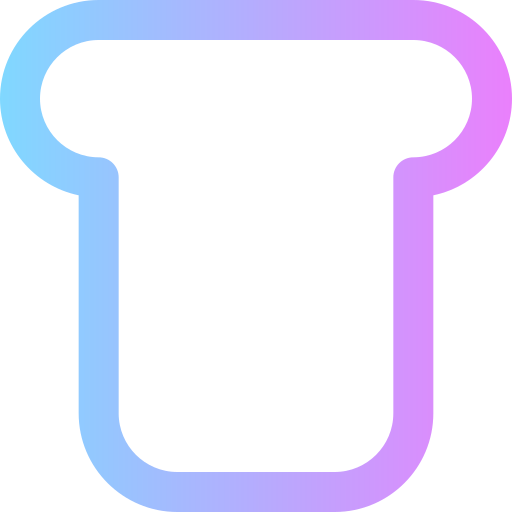 Toast Super Basic Rounded Gradient icon