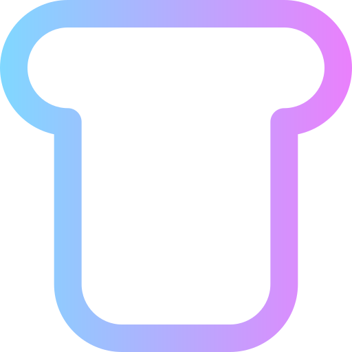 トースト Super Basic Rounded Gradient icon