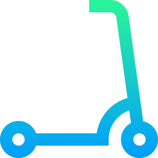 Scooter Super Basic Straight Gradient icono