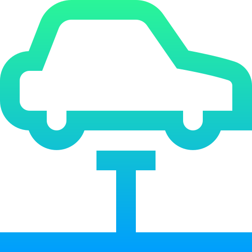 Car service Super Basic Straight Gradient icon
