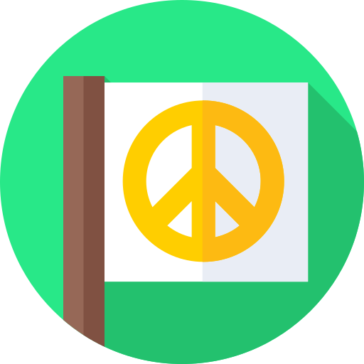 平和 Flat Circular Flat icon