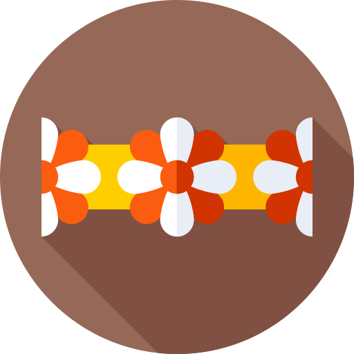 Корона из цветов Flat Circular Flat иконка
