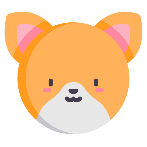 Chihuahua Kawaii Flat icono