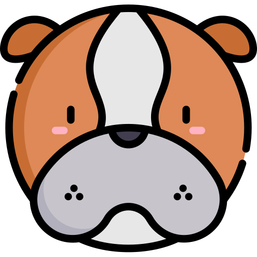 bulldogge Kawaii Lineal color icon