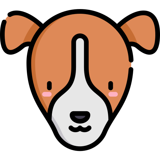 jack russell terrier Kawaii Lineal color Icône