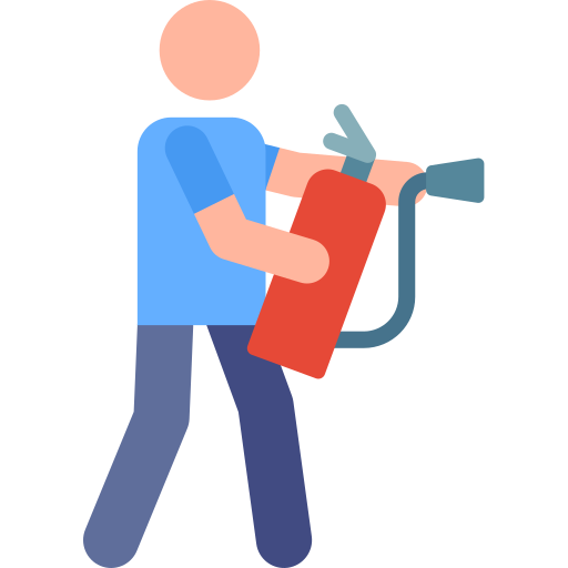 Fire extinguisher Pictograms Colour icon