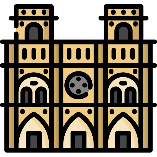 Notre dame Special Lineal color icon