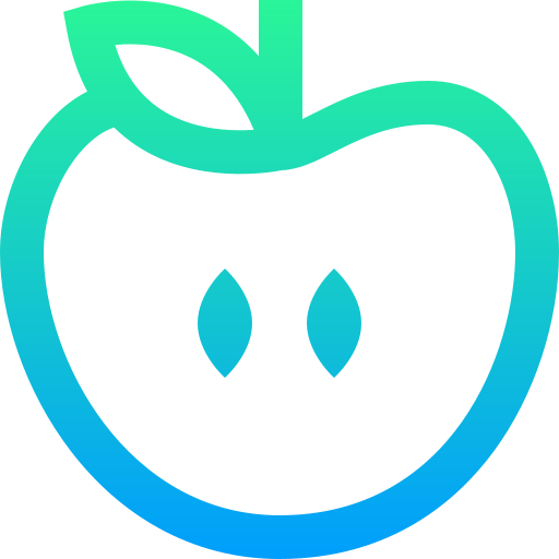 jabłko Super Basic Straight Gradient ikona