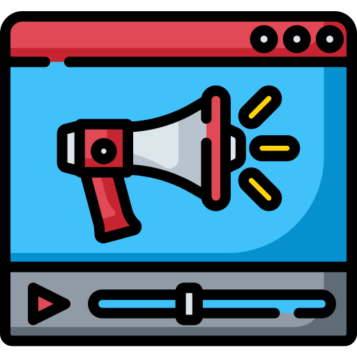 Video marketing Special Lineal color icon