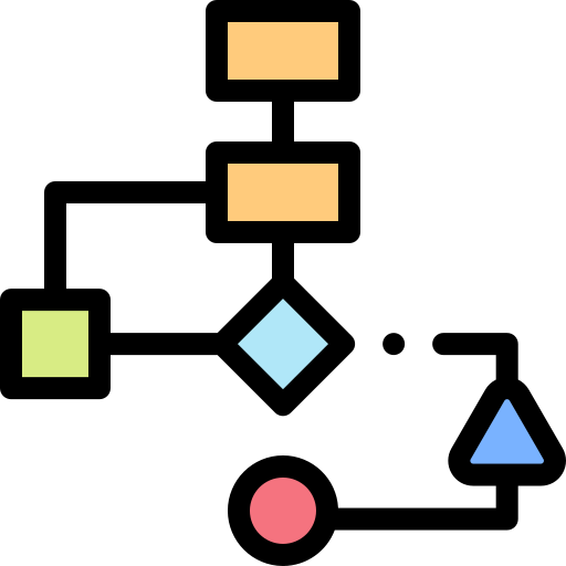 연산 Detailed Rounded Lineal color icon