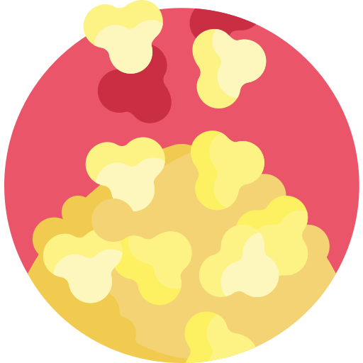 Palomitas de maíz Detailed Flat Circular Flat icono