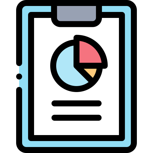 クリップボード Detailed Rounded Lineal color icon