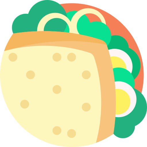 Sandwich Detailed Flat Circular Flat icono