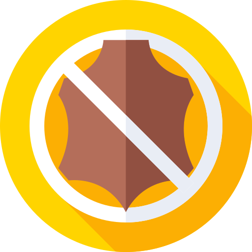 No leather Flat Circular Flat icon