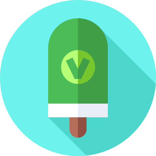 Popsicle Flat Circular Flat icono