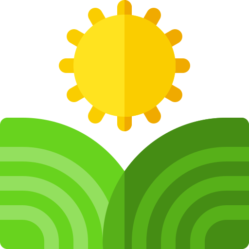 landbouw Basic Rounded Flat icoon