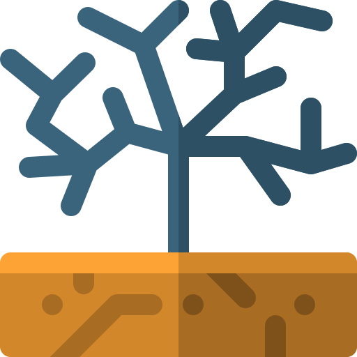 Dead tree Basic Rounded Flat icon