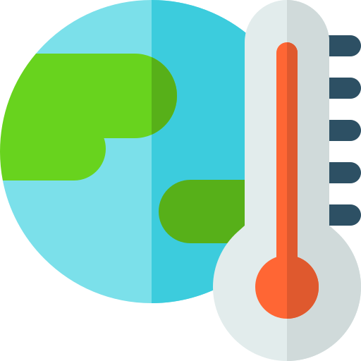 erderwärmung Basic Rounded Flat icon