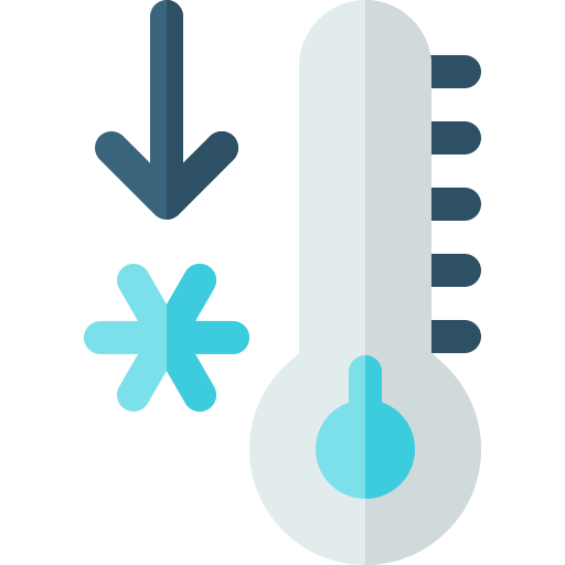 Freezing Basic Rounded Flat icon