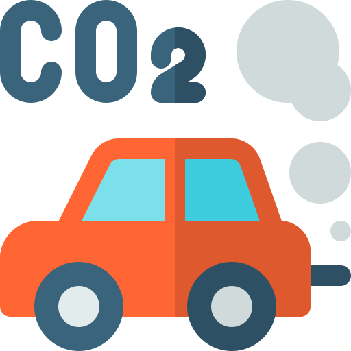 이산화탄소 Basic Rounded Flat icon