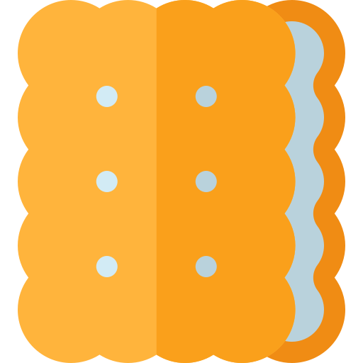 비스킷 Basic Rounded Flat icon